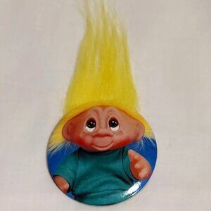 Yellow Troll Button
